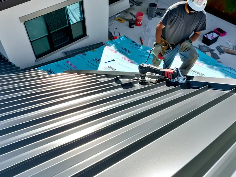 Service Metal Metal Roof in Chicago, IL - Chicago Roofing Team